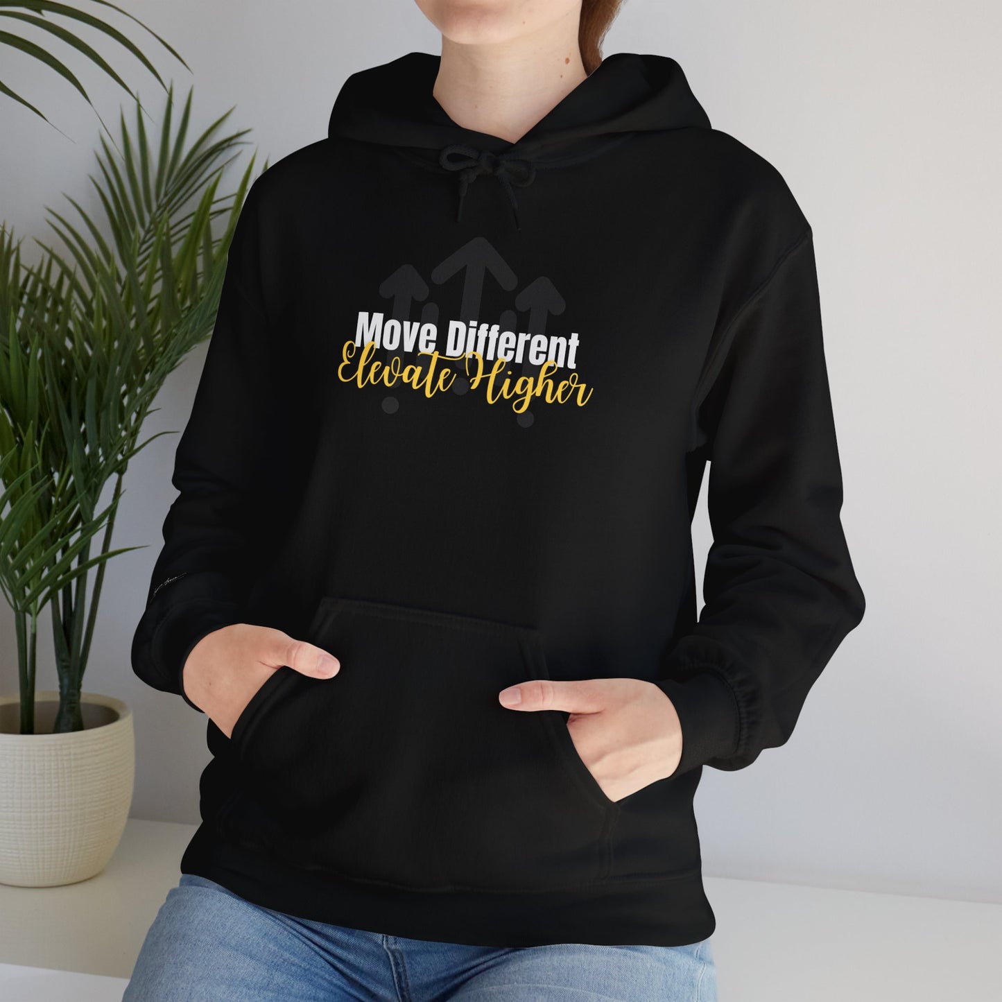 Move Different Unisex Hooded Sweatshirt