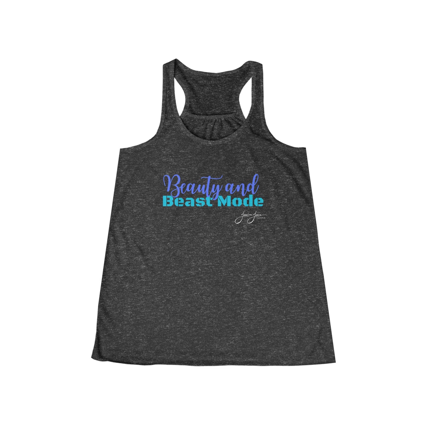 Beauty and Beast Mode Women's Flowy Racerback Tank