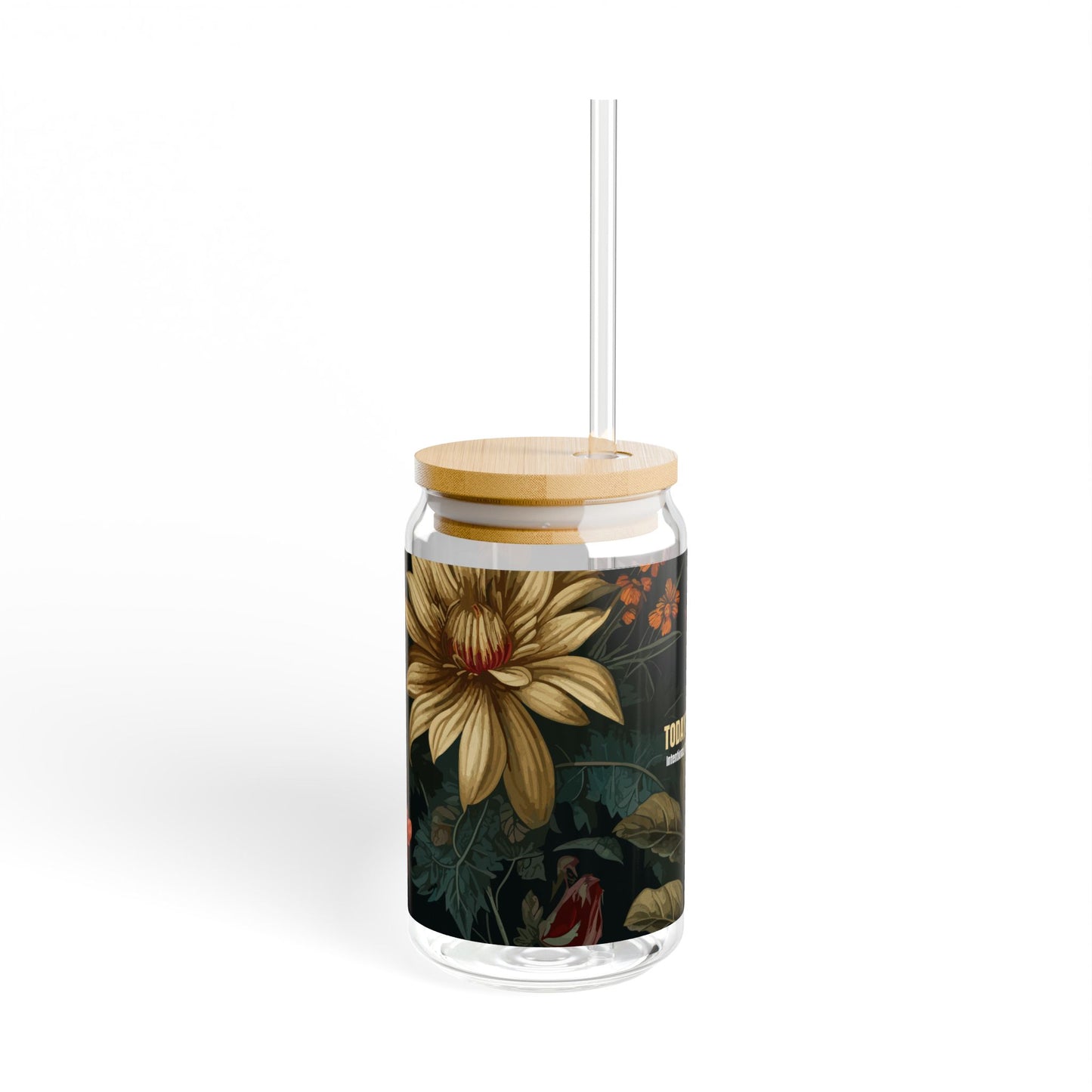 Today’s Agenda Sipper Glass, 16oz