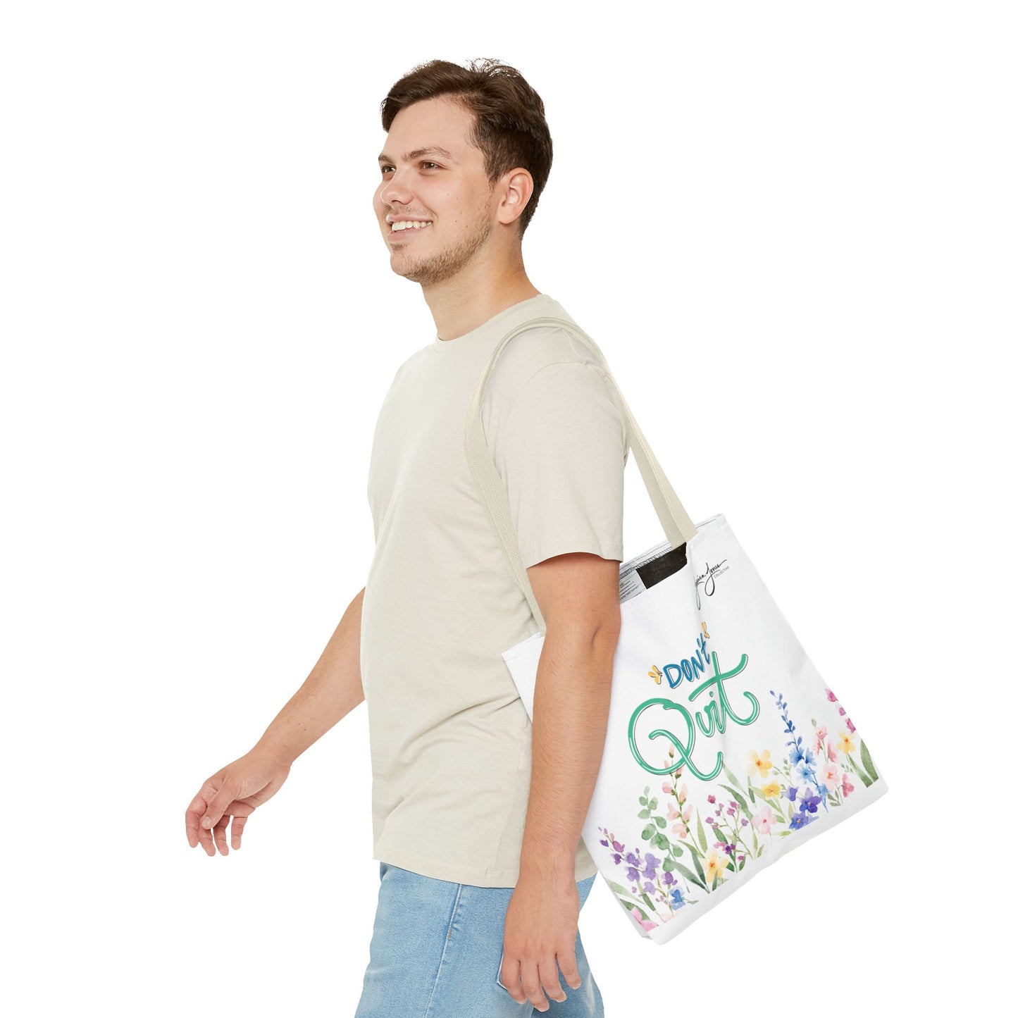 "Don't Quit" Tote Bag