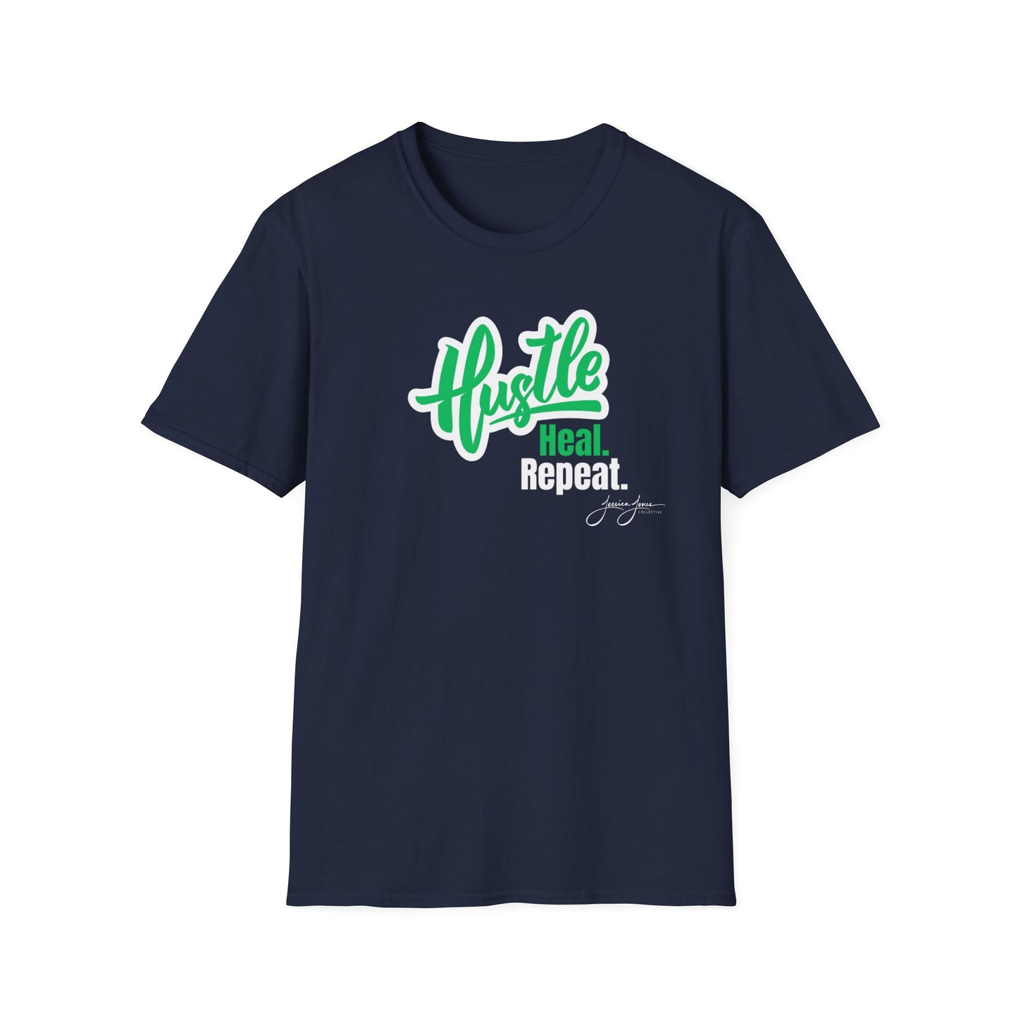 Hustle Heal Repeat Unisex Softstyle T-Shirt