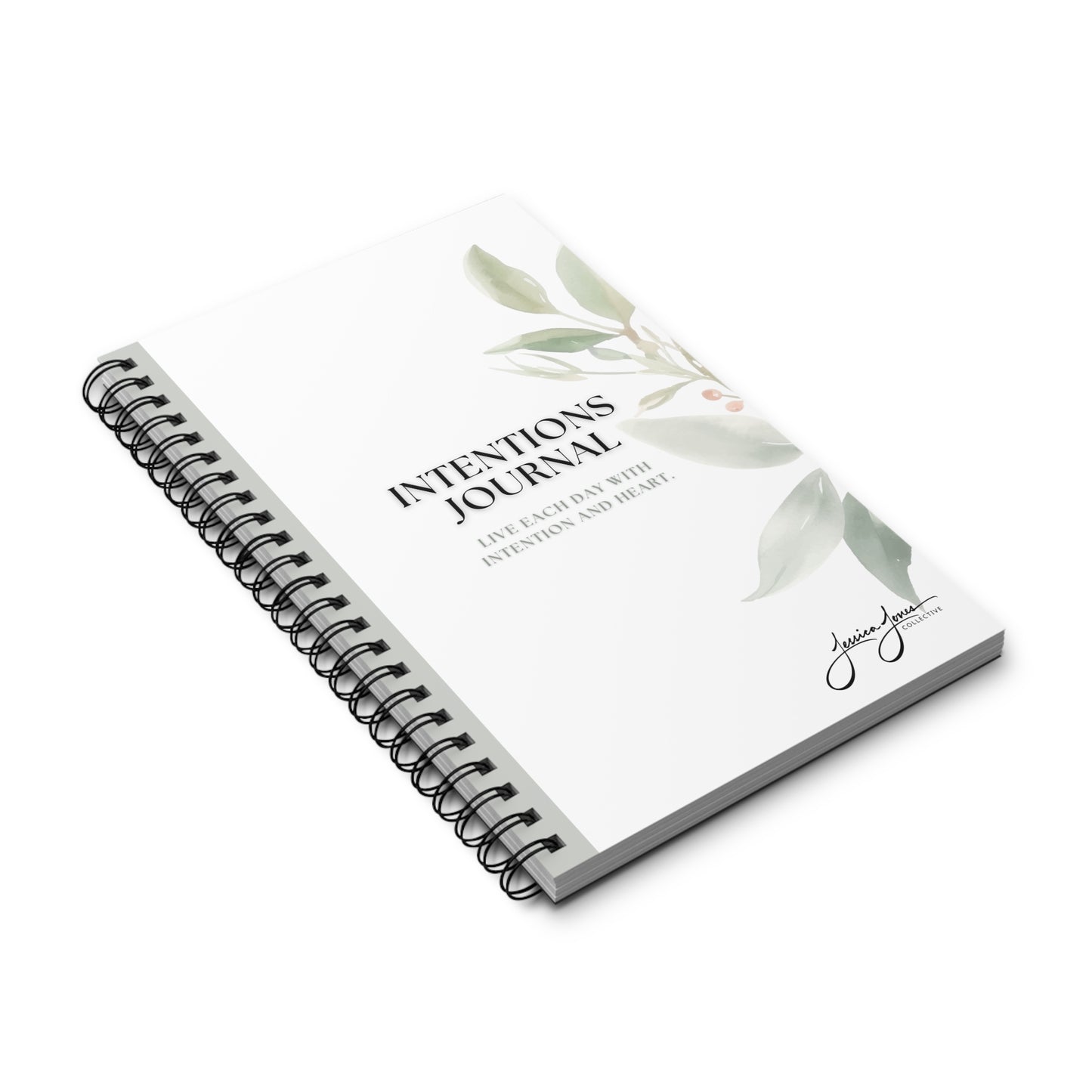 Intentions Spiral Bound Journal 8x5"