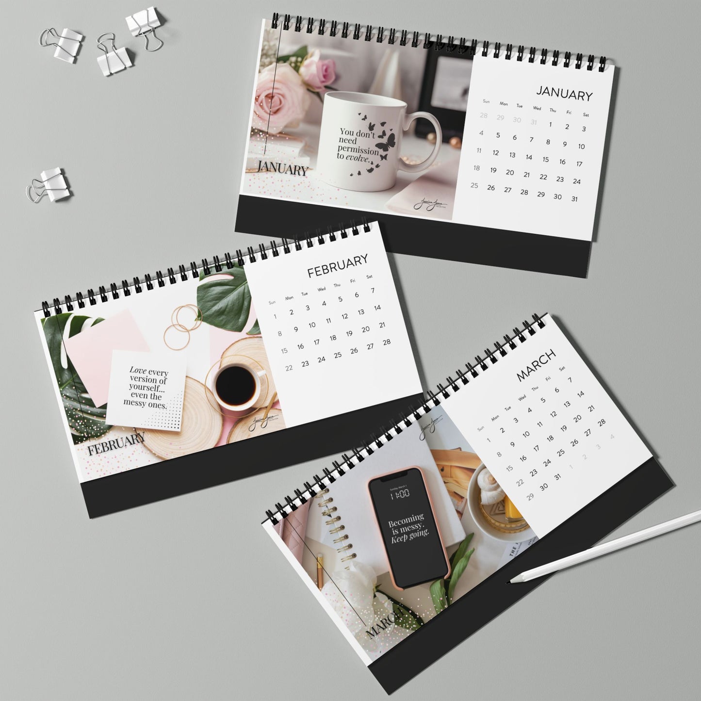 2026 Becoming Desktop Calendar
