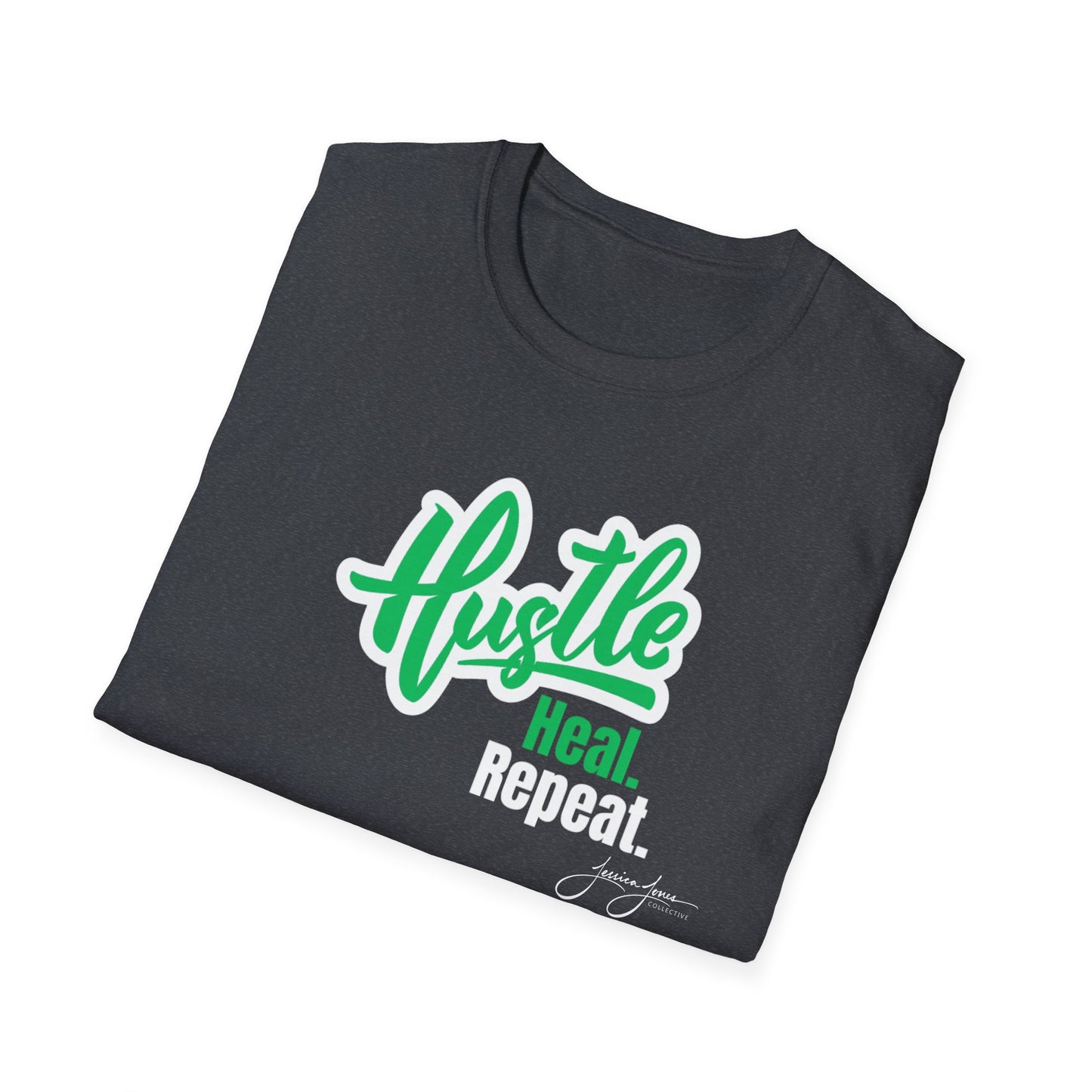 Hustle Heal Repeat Unisex Softstyle T-Shirt