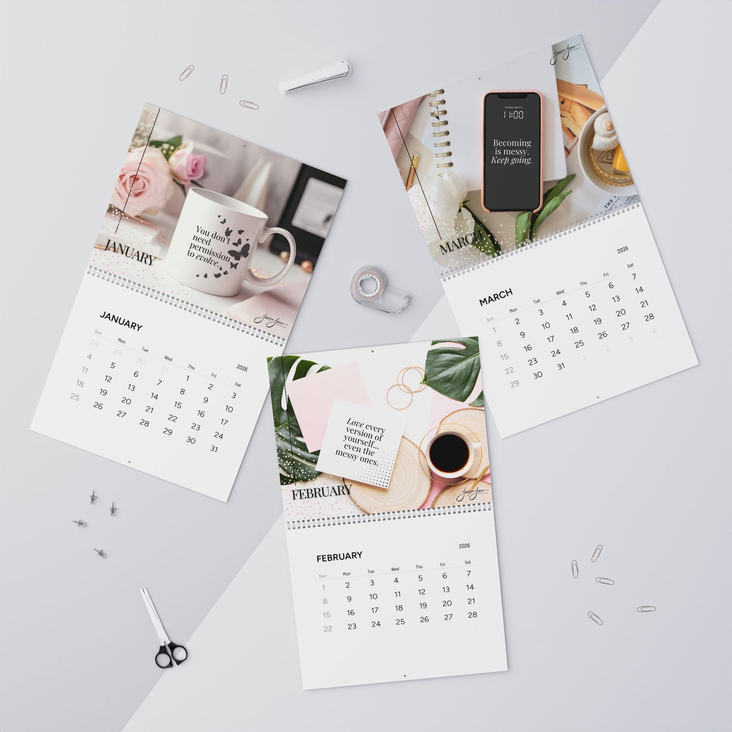 2026 Becoming Wall Calendar
