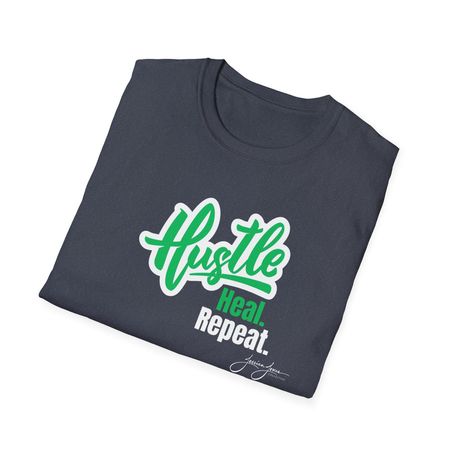 Hustle Heal Repeat Unisex Softstyle T-Shirt