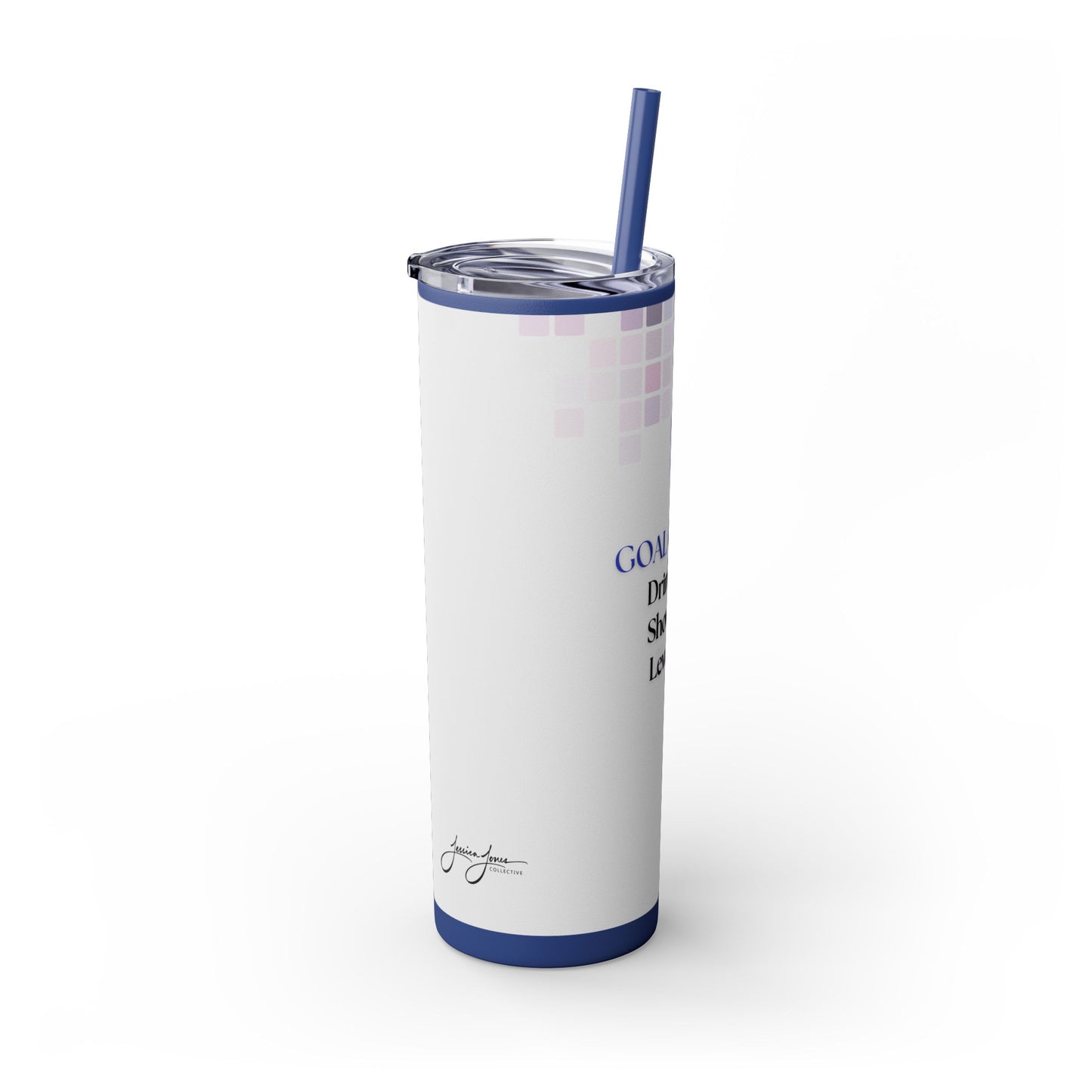 "Goal Getter" Skinny Matte Tumbler, 20oz