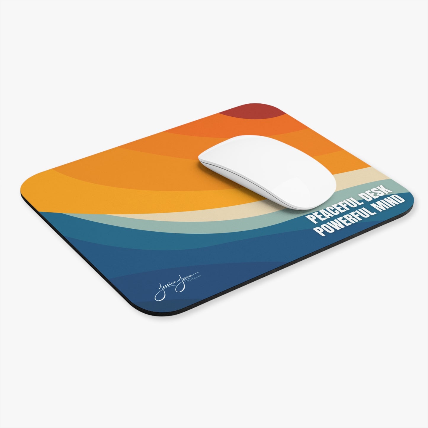 Peaceful Desk Powerful Mind Mouse Pad