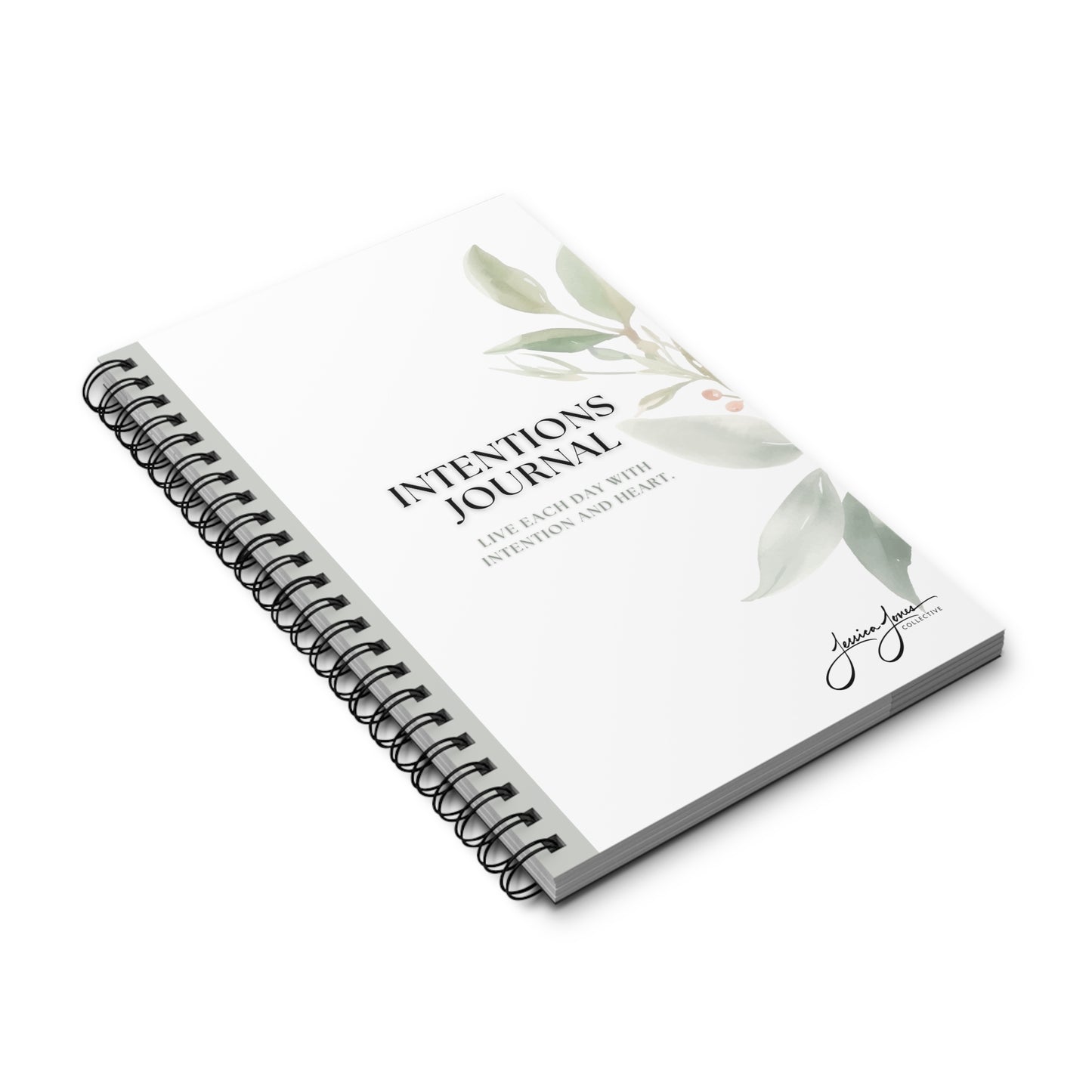 Intentions Spiral Bound Journal 8x5"