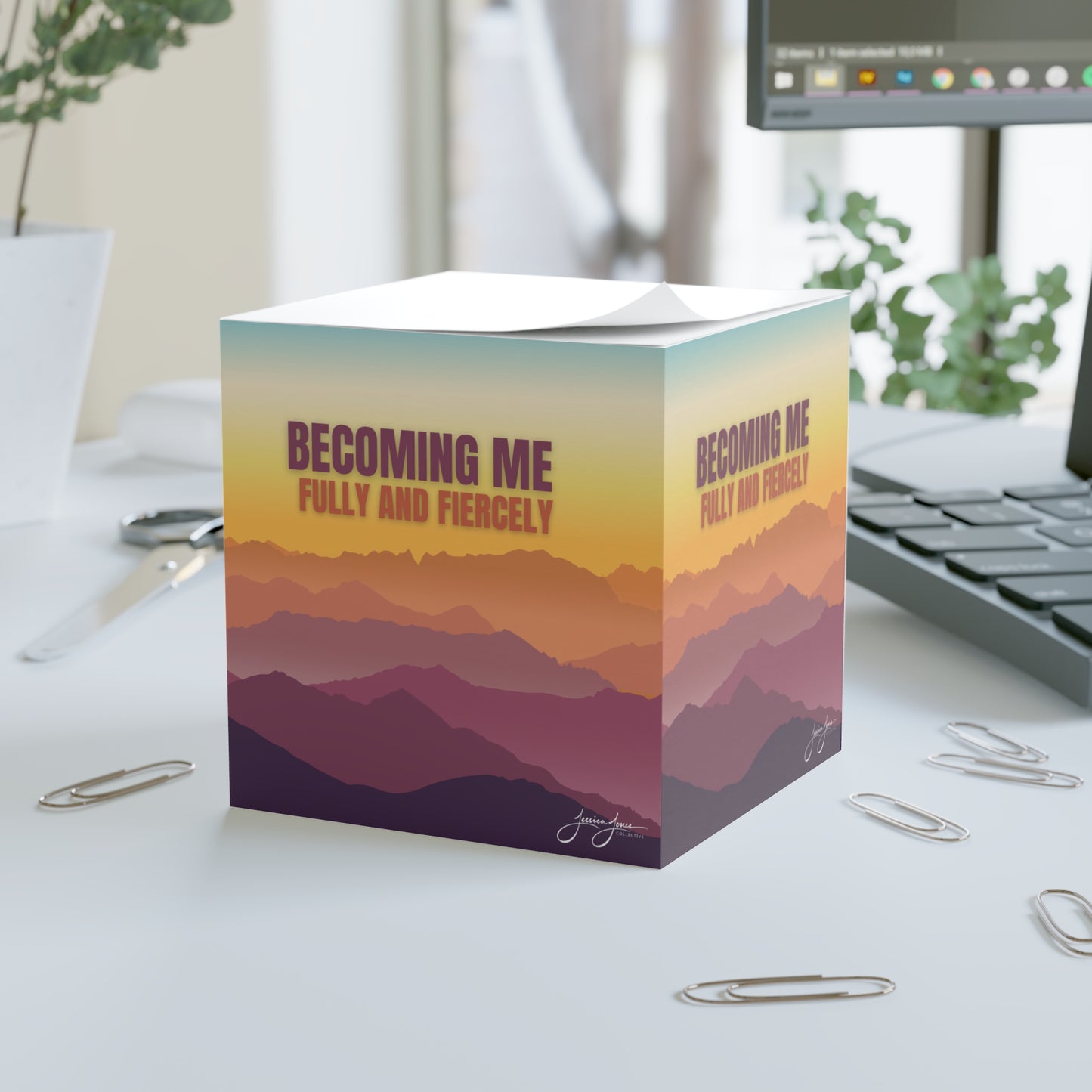 Becoming Me_Fully and Fiercely Sticky Notes