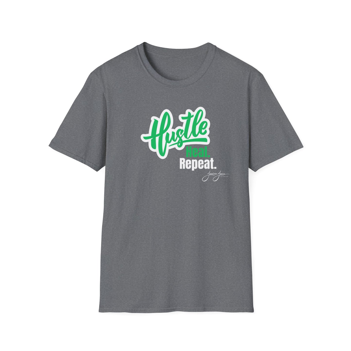 Hustle Heal Repeat Unisex Softstyle T-Shirt