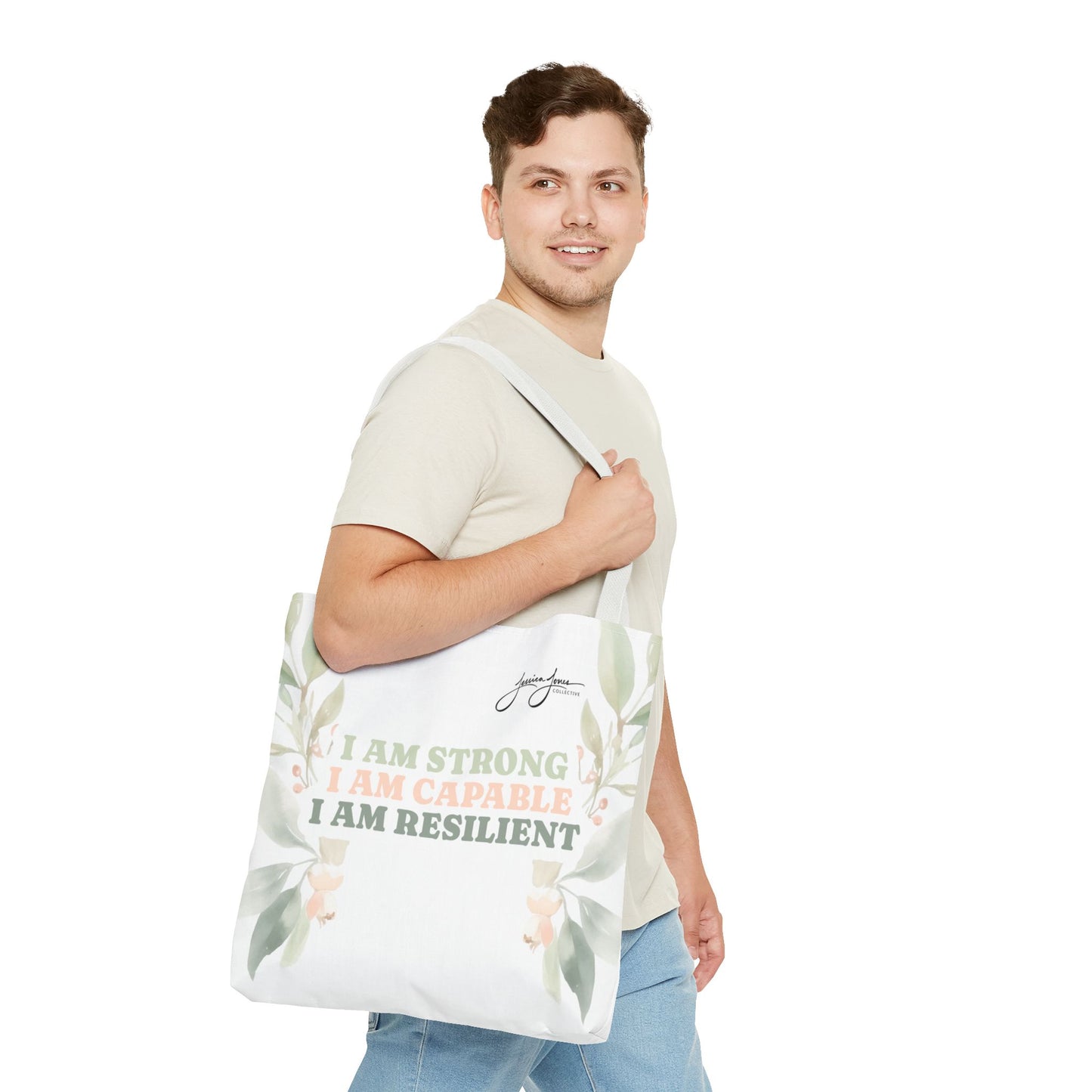"Strong, Capable, Resilient" Tote Bag