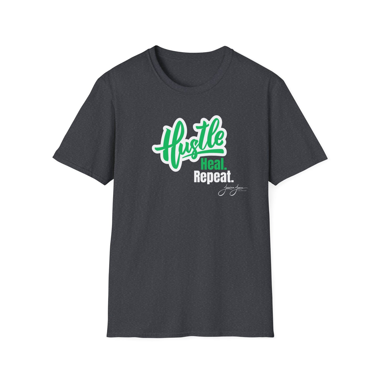 Hustle Heal Repeat Unisex Softstyle T-Shirt
