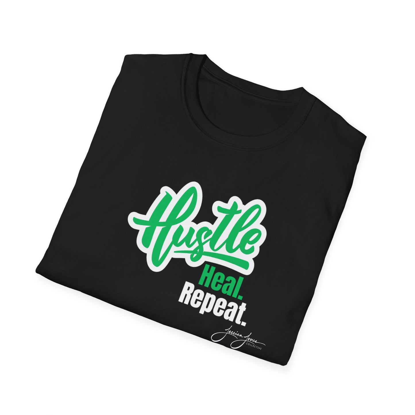 Hustle Heal Repeat Unisex Softstyle T-Shirt