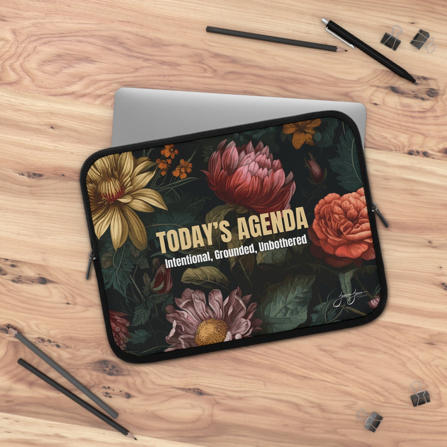 Today's Agenda Laptop Sleeve
