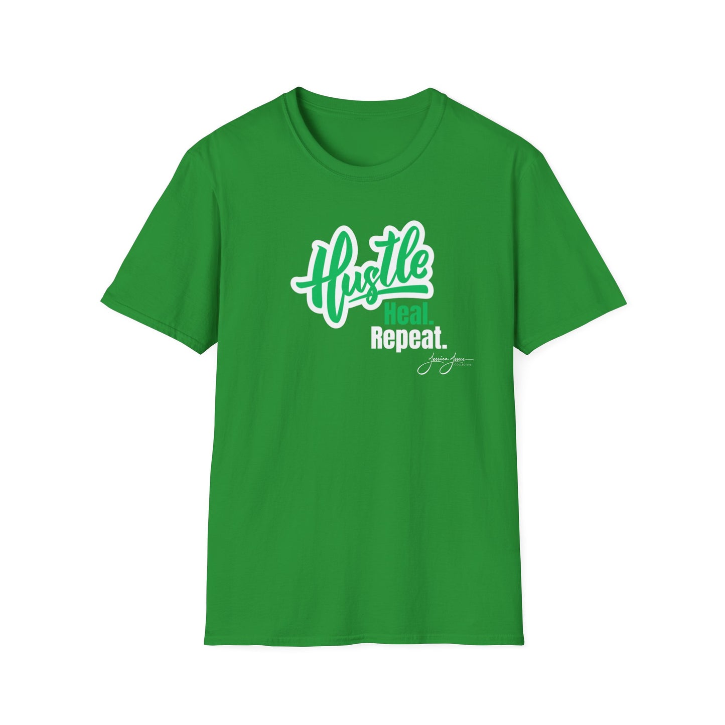 Hustle Heal Repeat Unisex Softstyle T-Shirt
