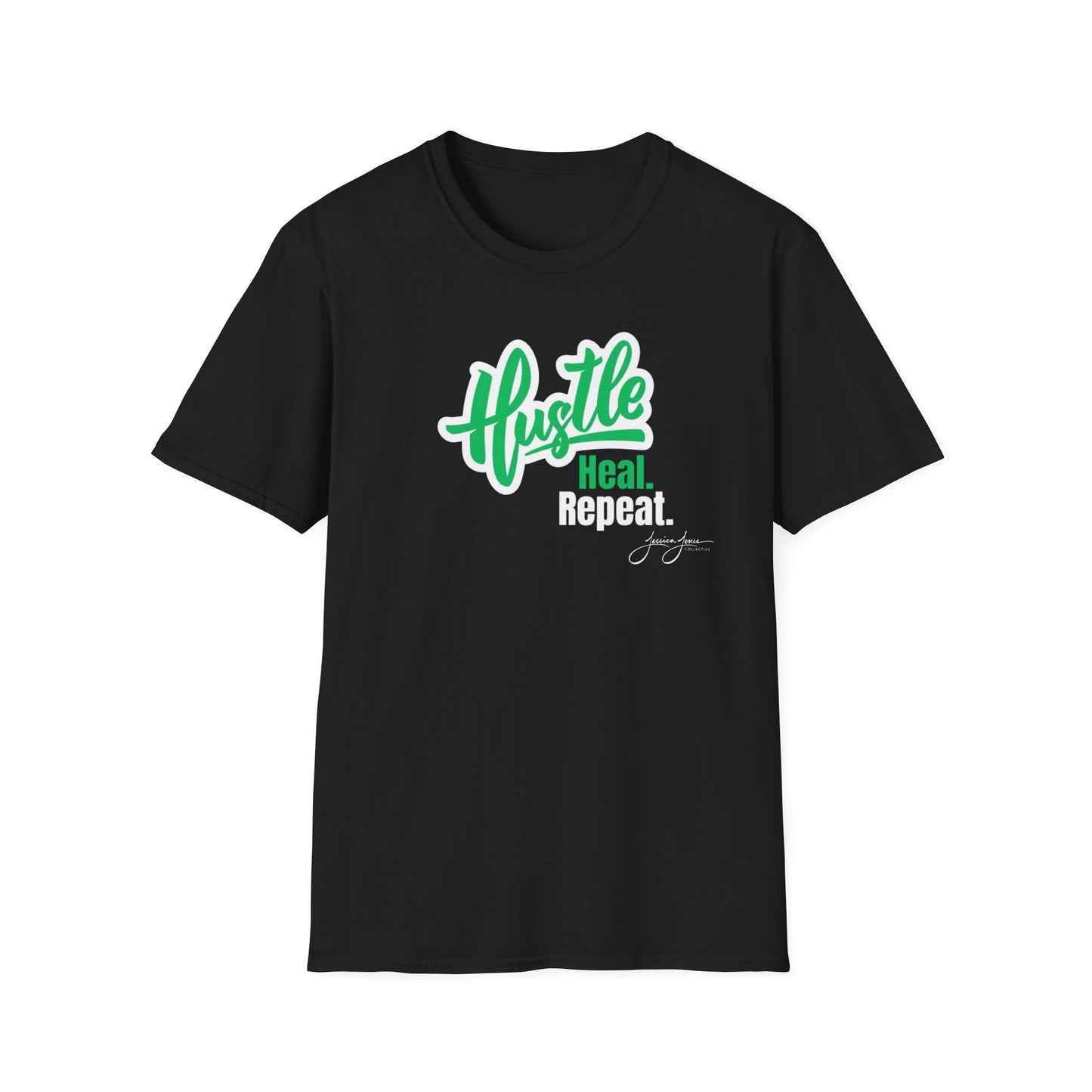 Hustle Heal Repeat Unisex Softstyle T-Shirt