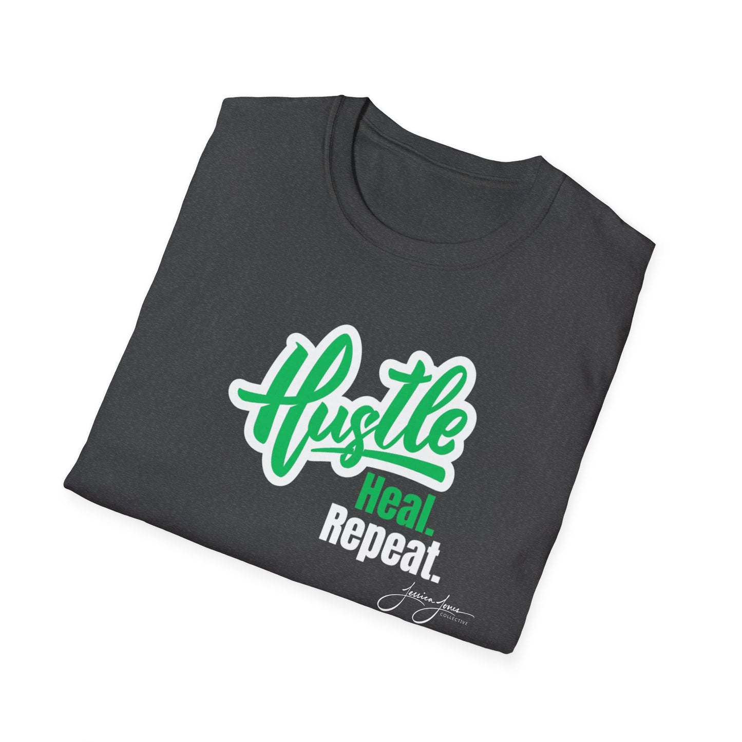 Hustle Heal Repeat Unisex Softstyle T-Shirt
