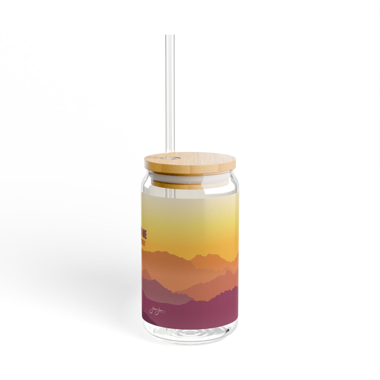 Becoming Me_Fully and Fiercely Sipper Glass, 16oz