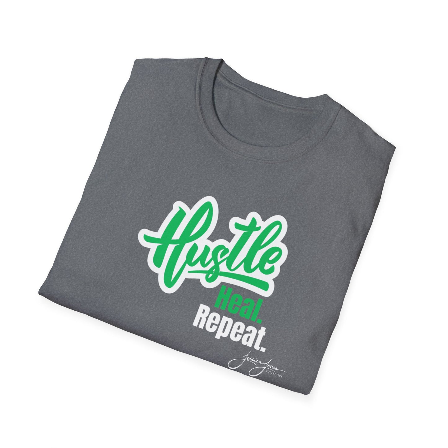 Hustle Heal Repeat Unisex Softstyle T-Shirt