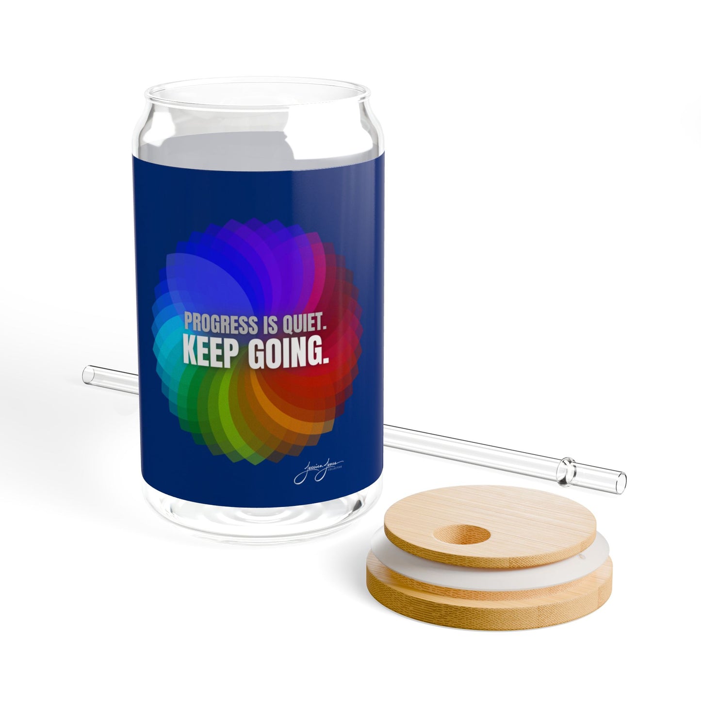 Keep Going Sipper Glass, 16oz
