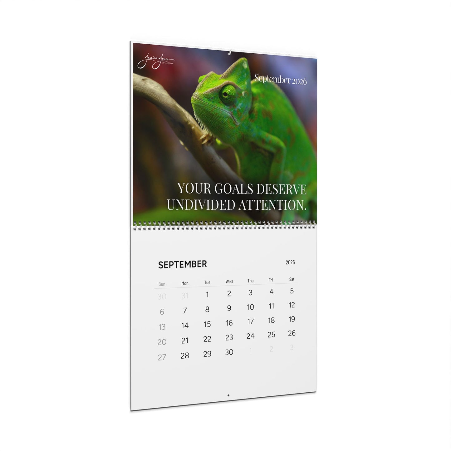 2026 Unrelenting Focus Wall Calendar