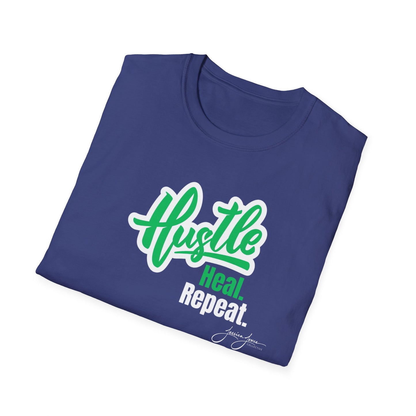 Hustle Heal Repeat Unisex Softstyle T-Shirt