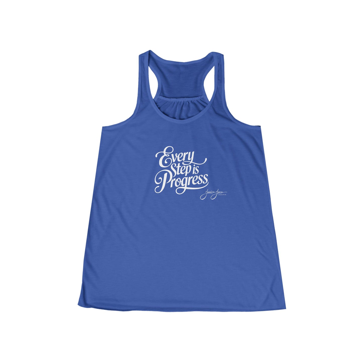 Every Step is Progress Women's Flowy Racerback Tank