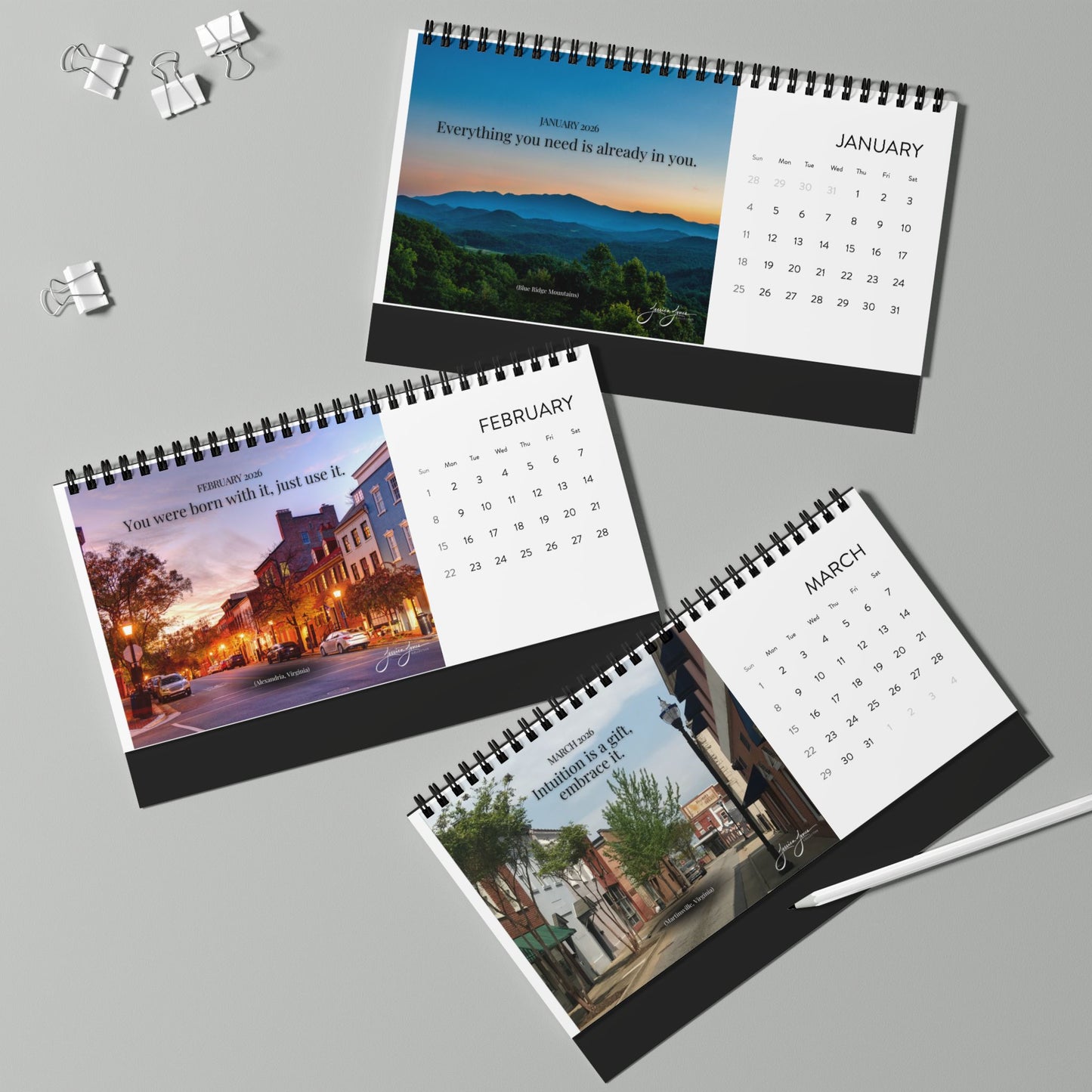 2026 Inner Strength Desktop Calendar