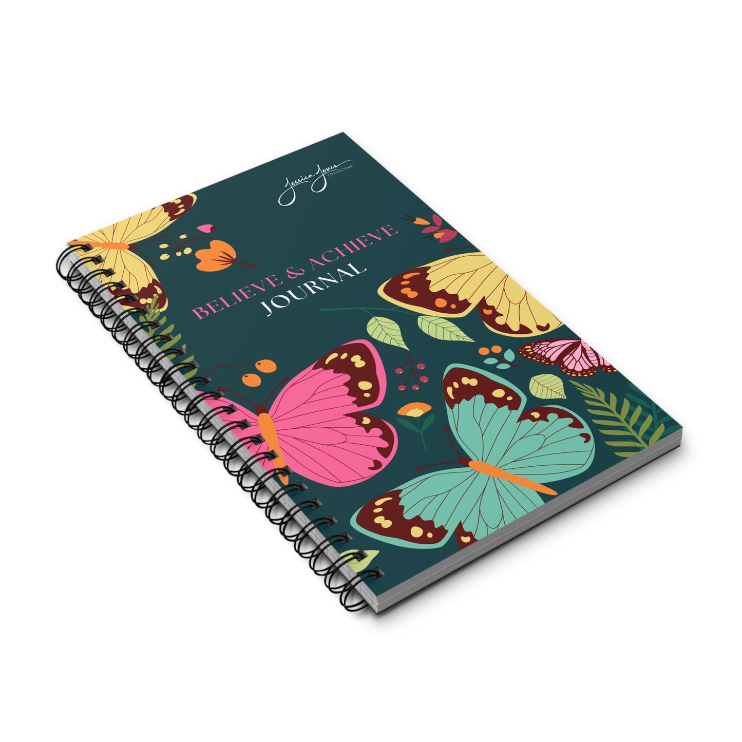 Believe and Achieve Spiral Bound Journal 8x5"