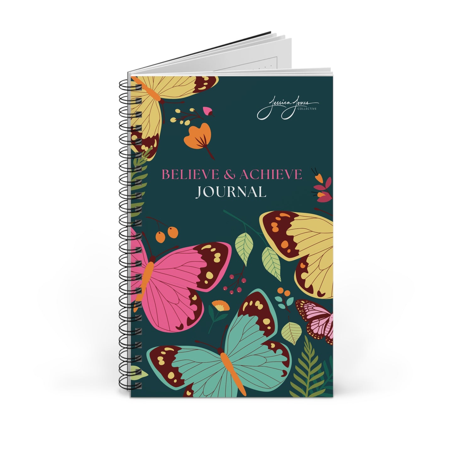 Believe and Achieve Spiral Bound Journal 8x5"