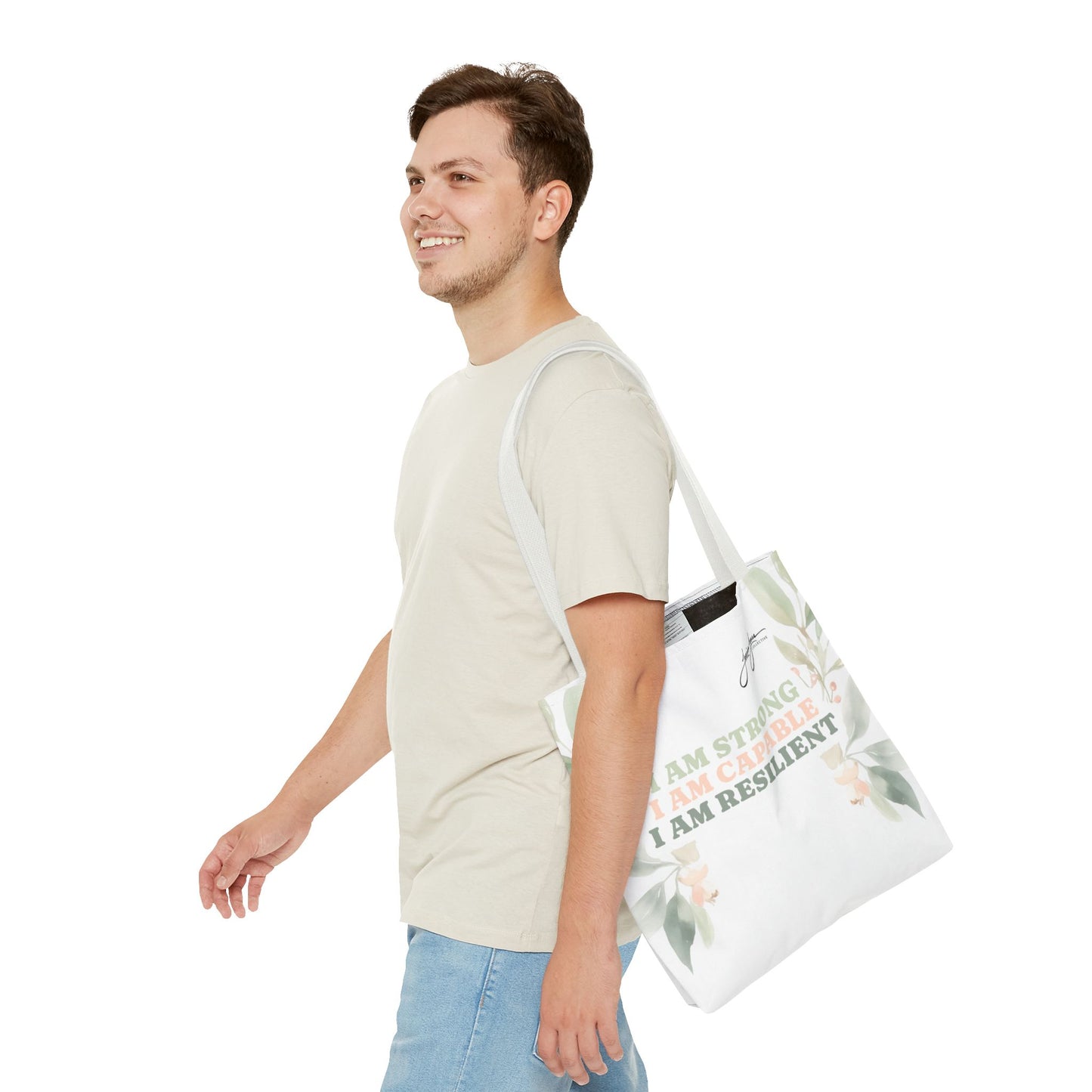 "Strong, Capable, Resilient" Tote Bag