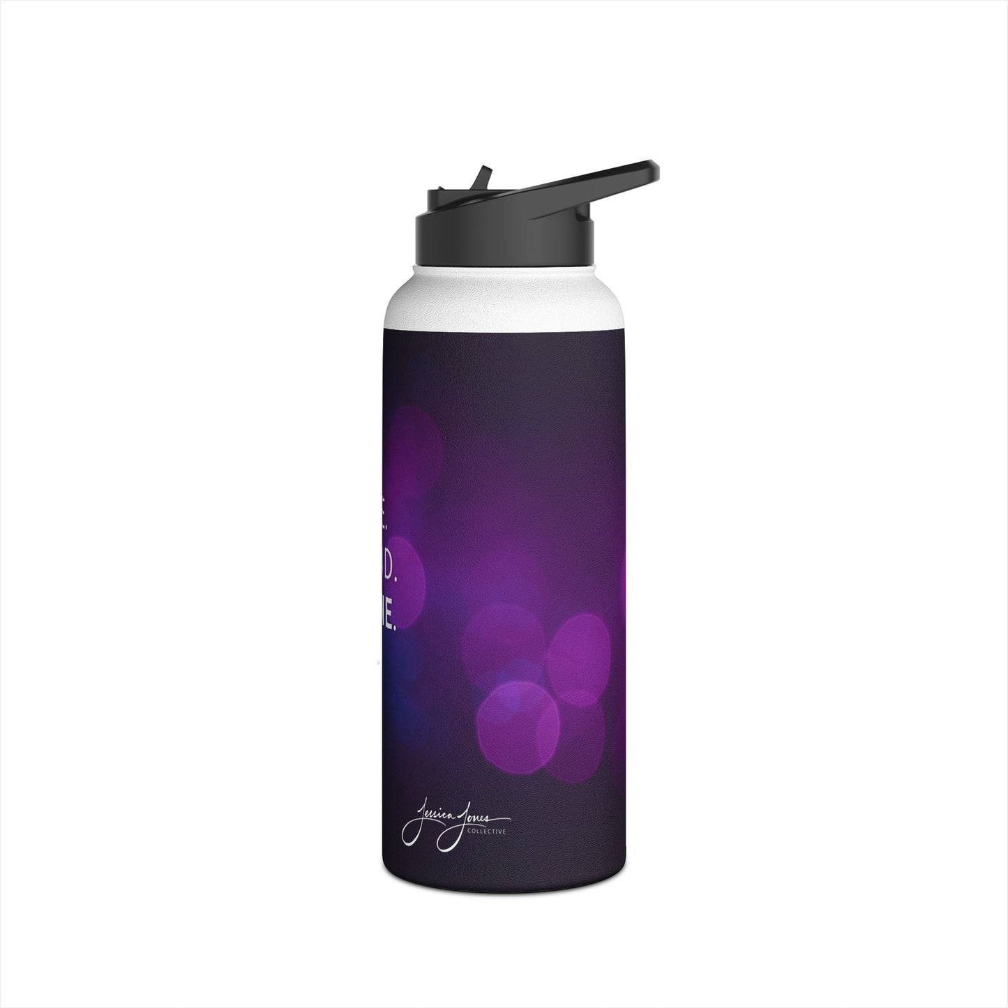 Rise. Grind. Shine. Stainless Steel Water Bottle