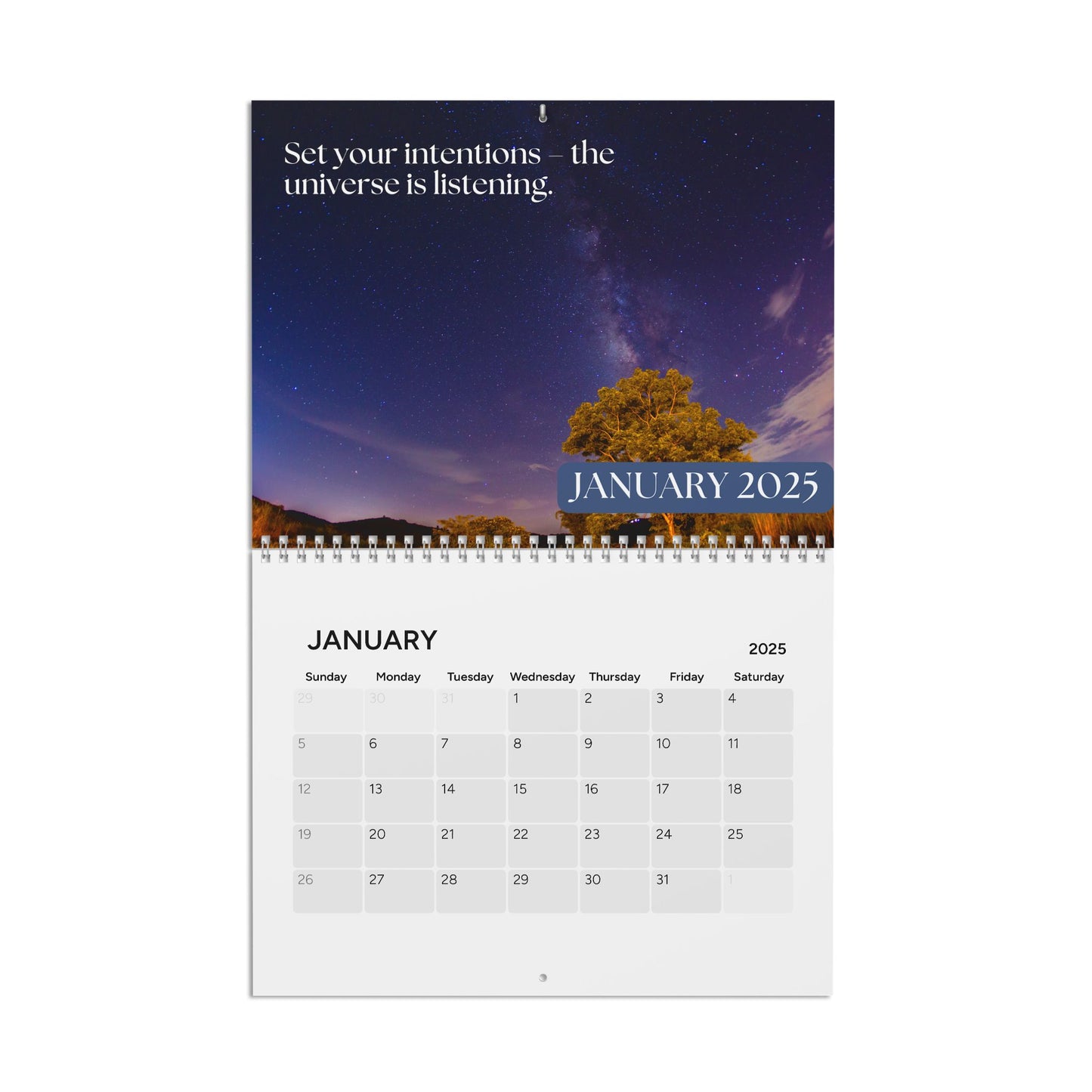 2025 Manifest Your Magic Wall Calendar