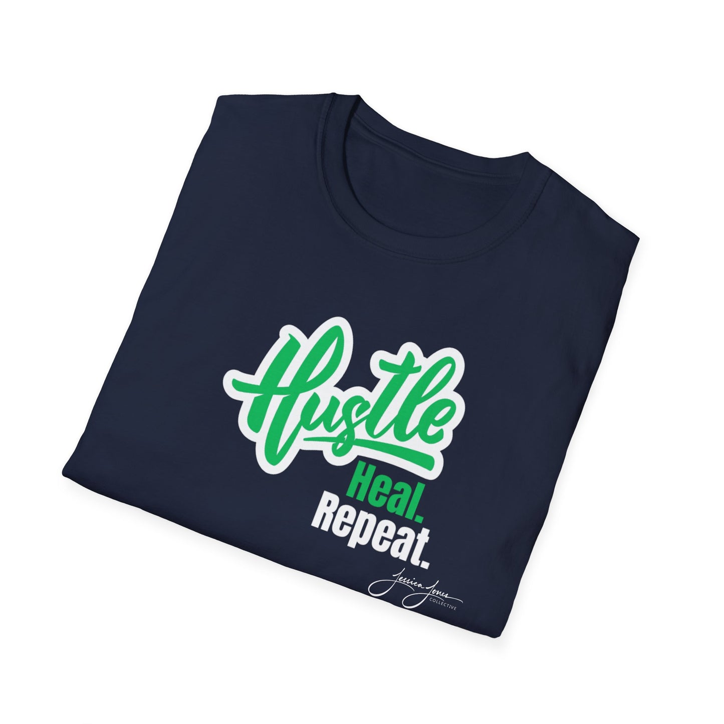 Hustle Heal Repeat Unisex Softstyle T-Shirt