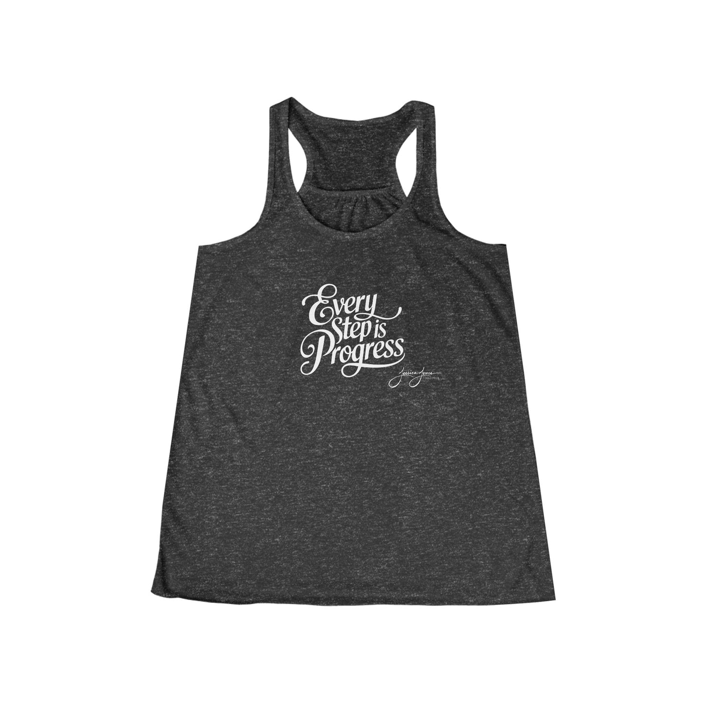 Every Step is Progress Women's Flowy Racerback Tank