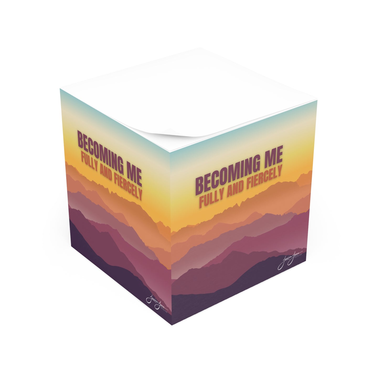 Becoming Me_Fully and Fiercely Sticky Notes