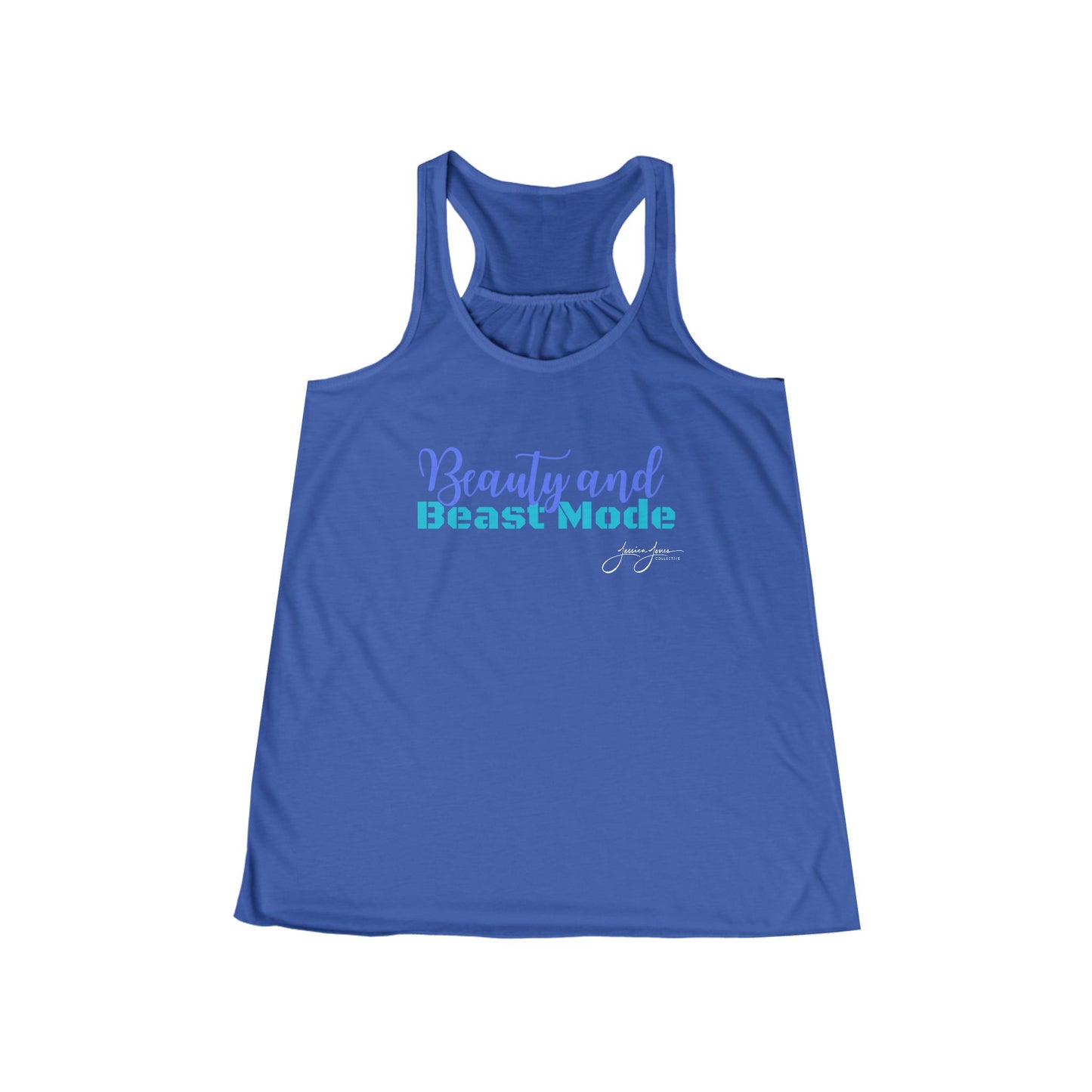 Beauty and Beast Mode Women's Flowy Racerback Tank