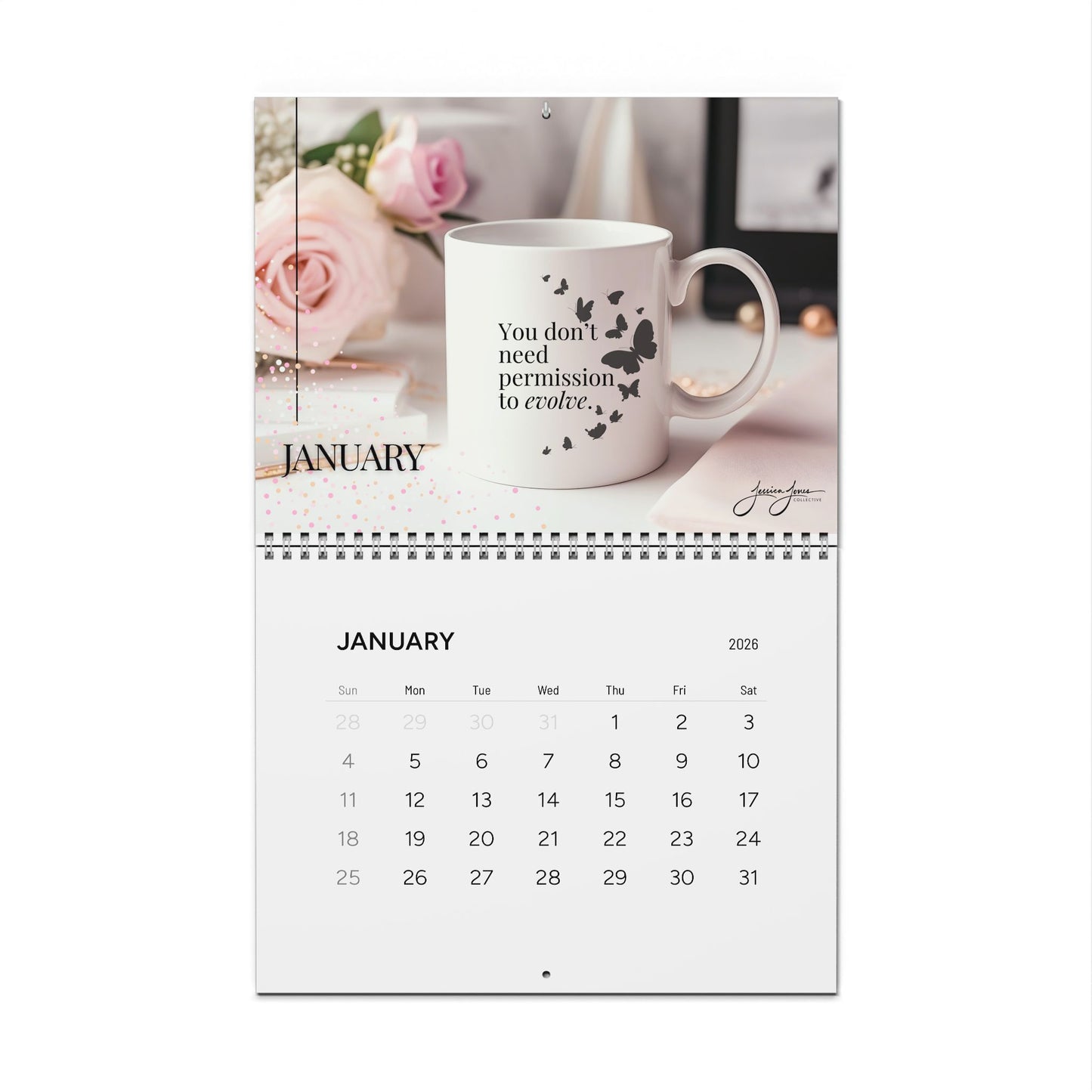 2026 Becoming Wall Calendar