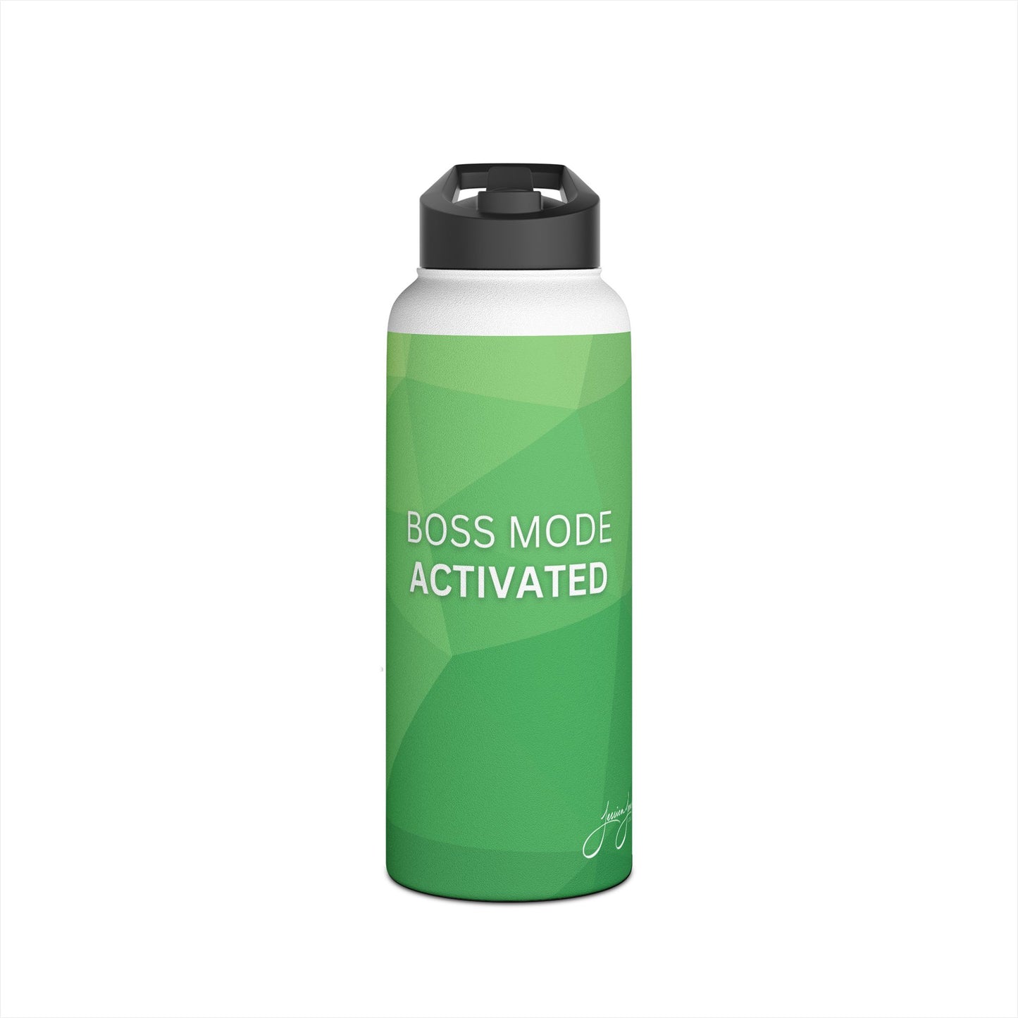 Boss Mode Activated Stainless Steel Water Bottle