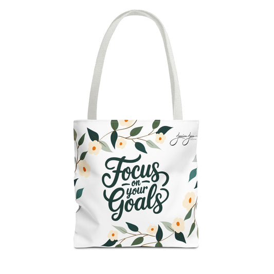 "Focus on Your Goals" Tote Bag