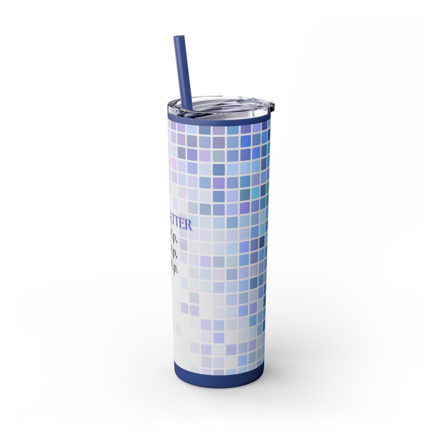 "Goal Getter" Skinny Matte Tumbler, 20oz