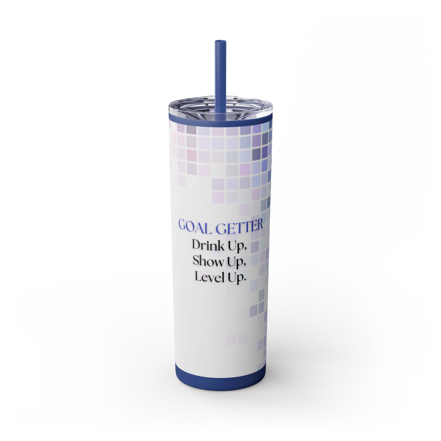 "Goal Getter" Skinny Matte Tumbler, 20oz