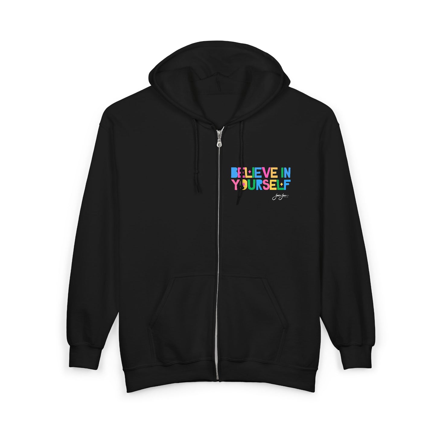 "Believe in Yourself" Full-Zip Hoodie