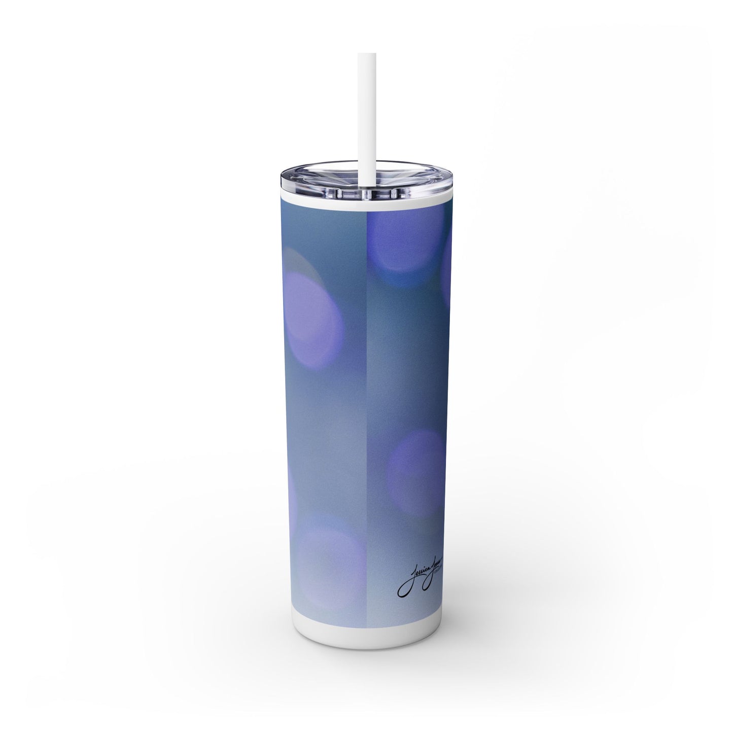 "Glow Up" Skinny Matte Tumbler, 20oz