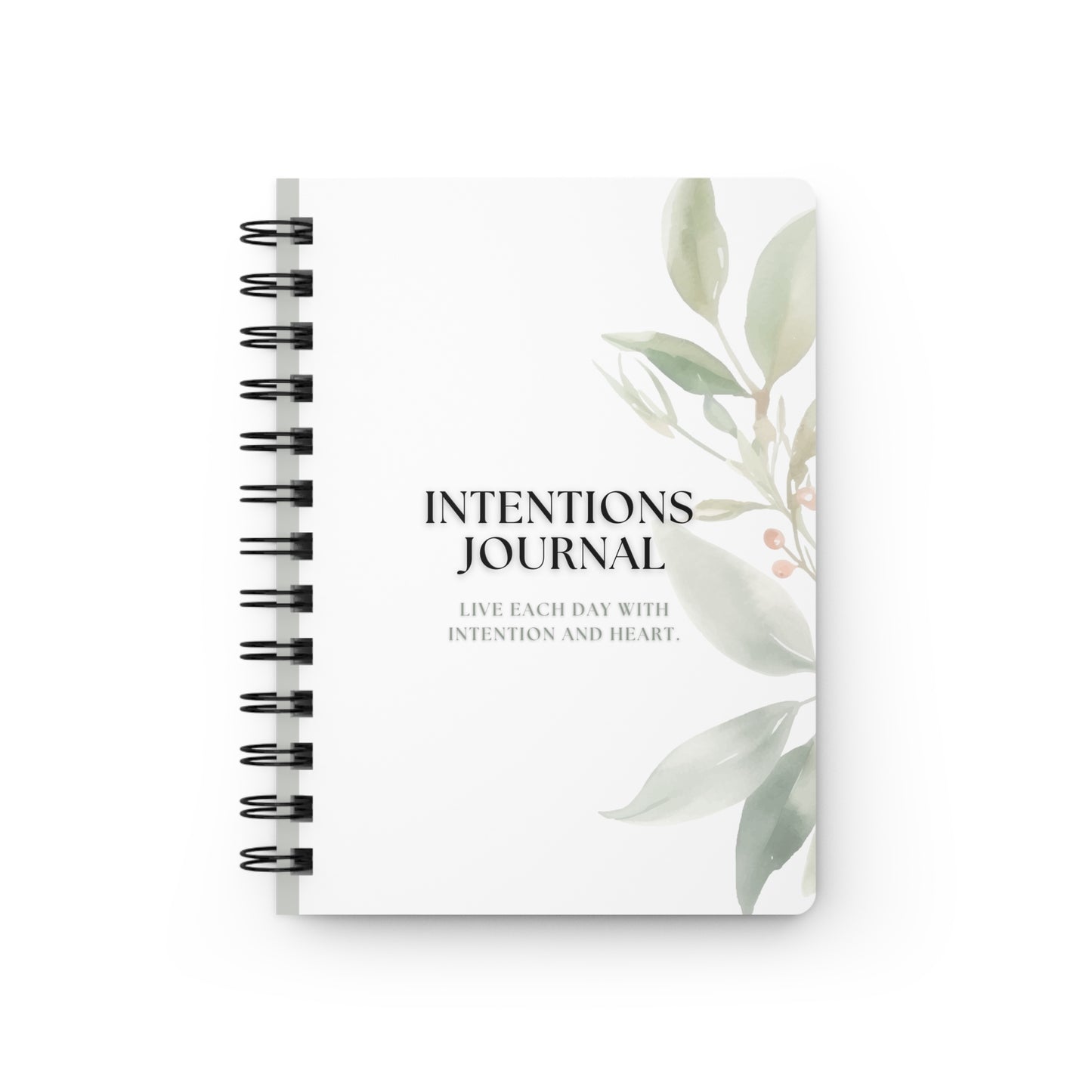 Intentions Spiral Bound Journal 5x7"