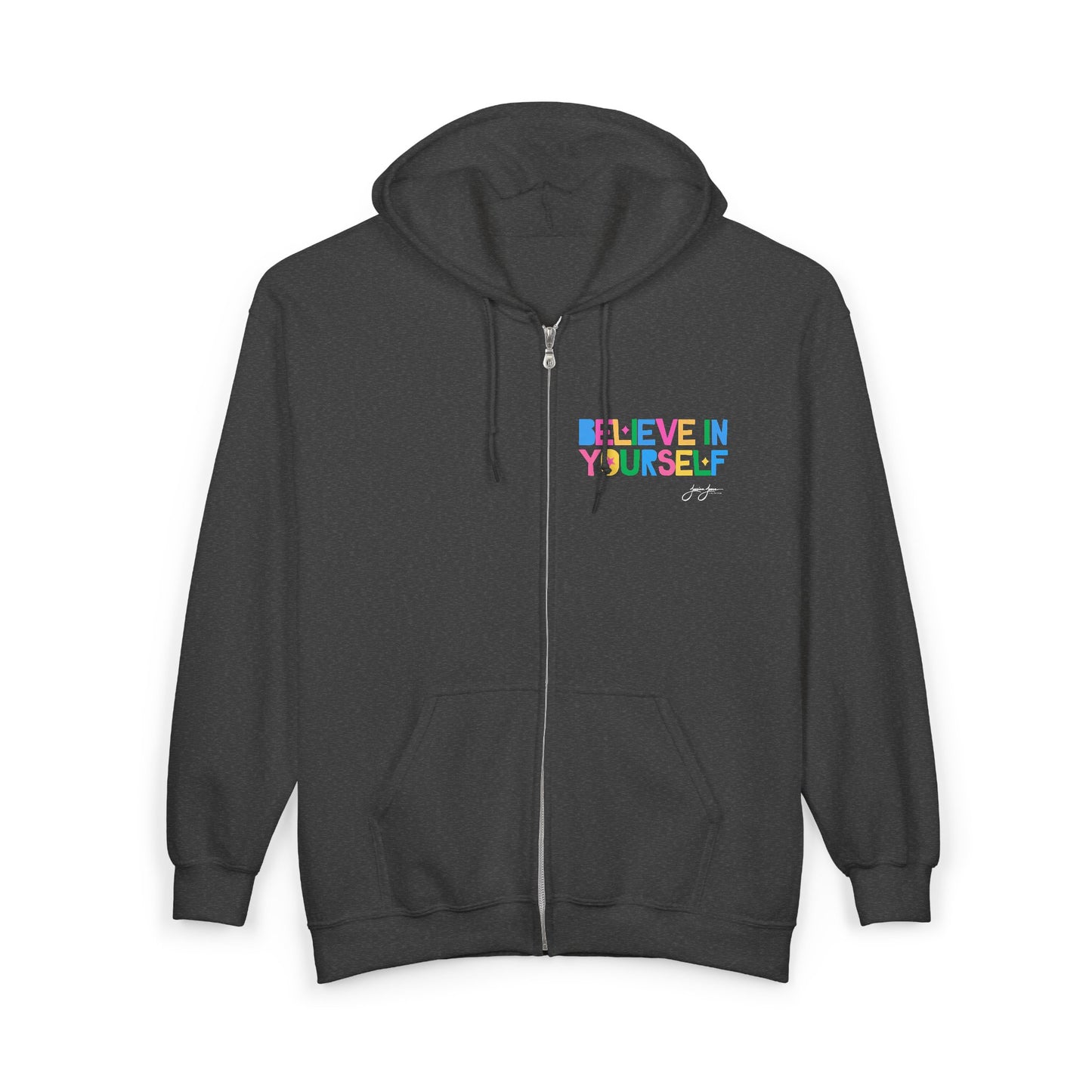 "Believe in Yourself" Full-Zip Hoodie