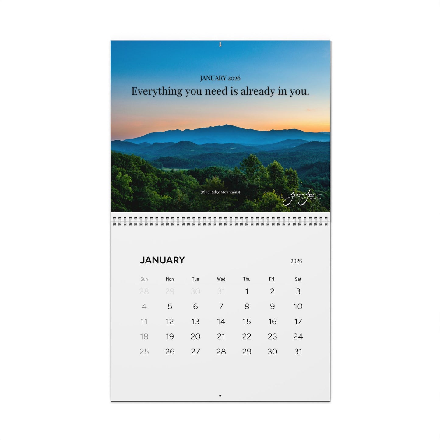 2026 Inner Strength Wall Calendar