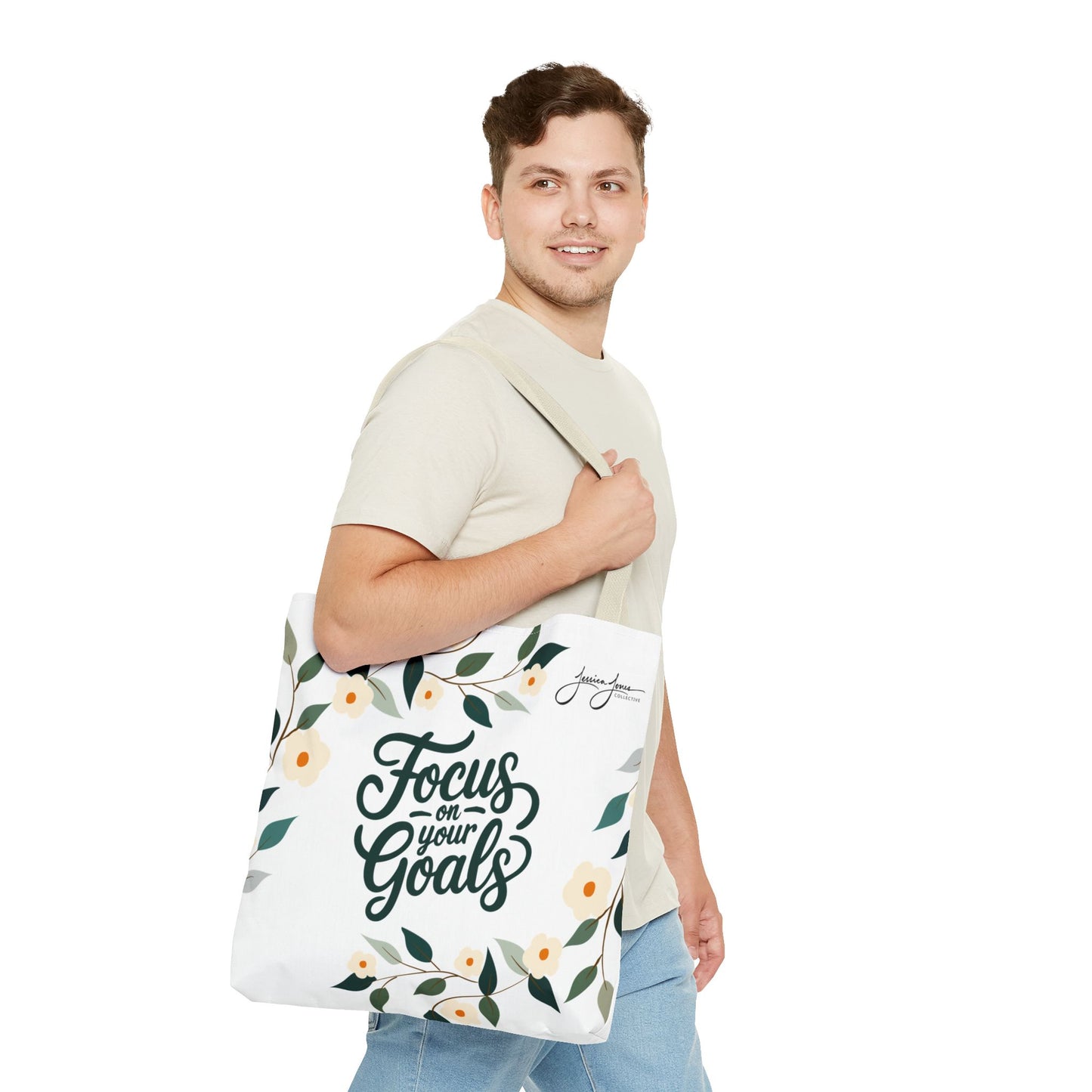 "Focus on Your Goals" Tote Bag