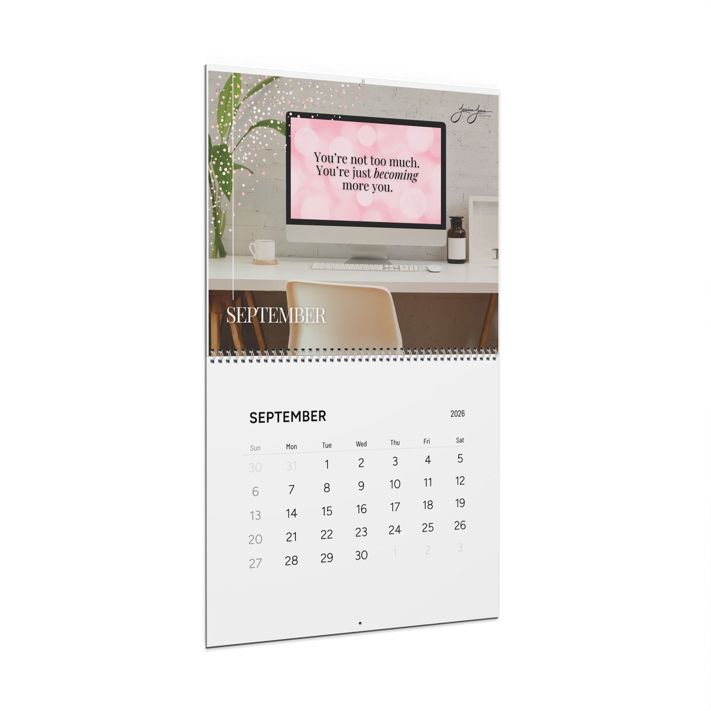 2026 Becoming Wall Calendar